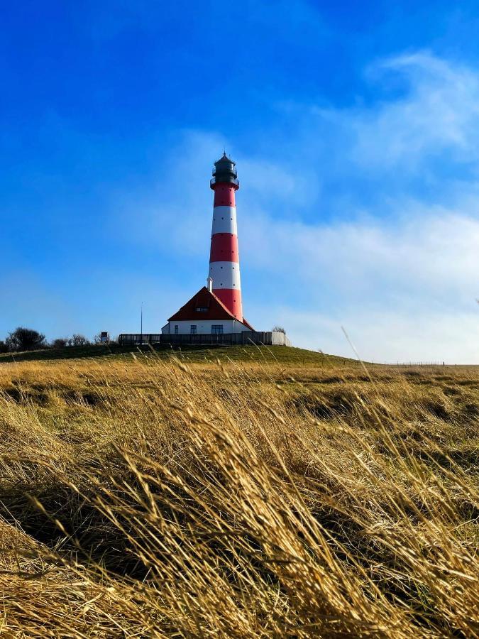 Ferienwohnung „Deichgefluster“ Nahe Der Nordsee Marne Esterno foto