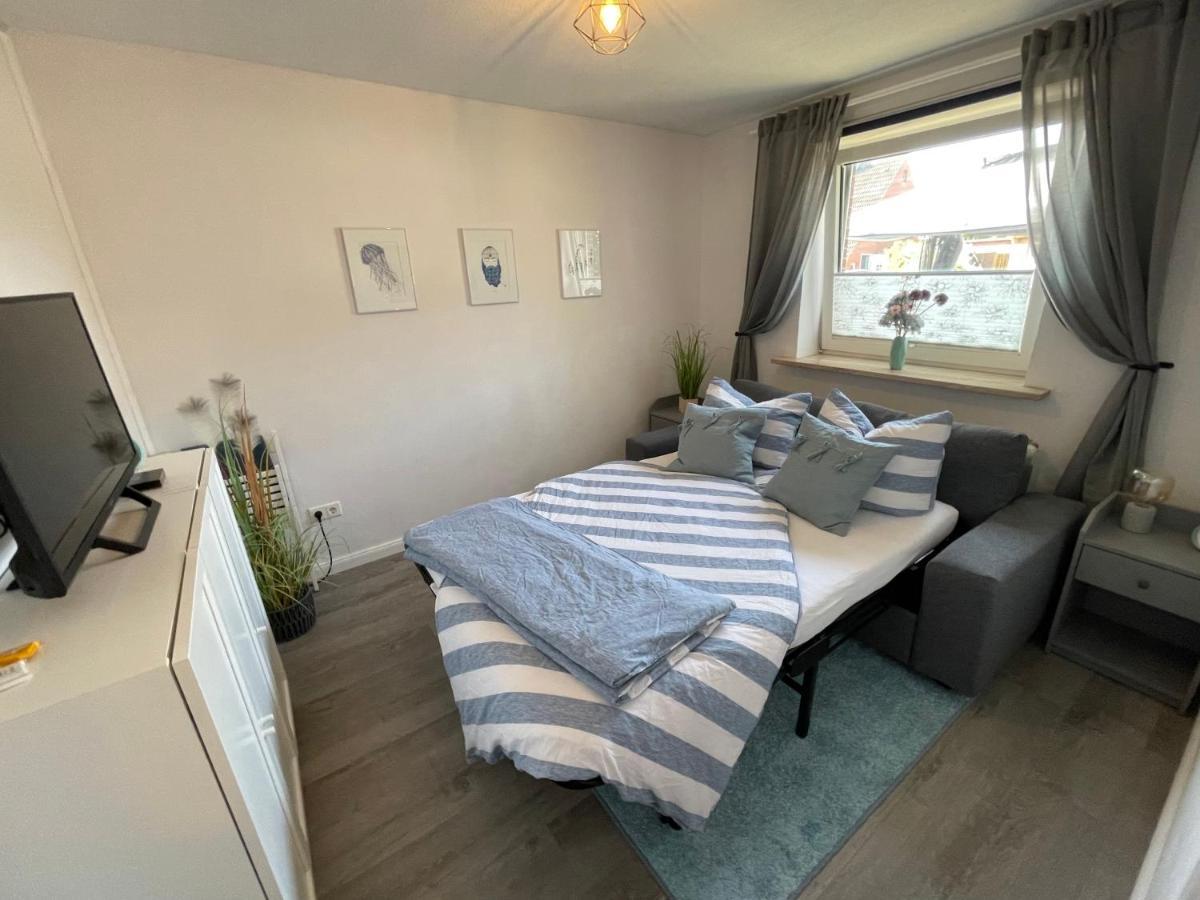 Ferienwohnung „Deichgefluester“ Nahe Der Nordsee Marne Esterno foto